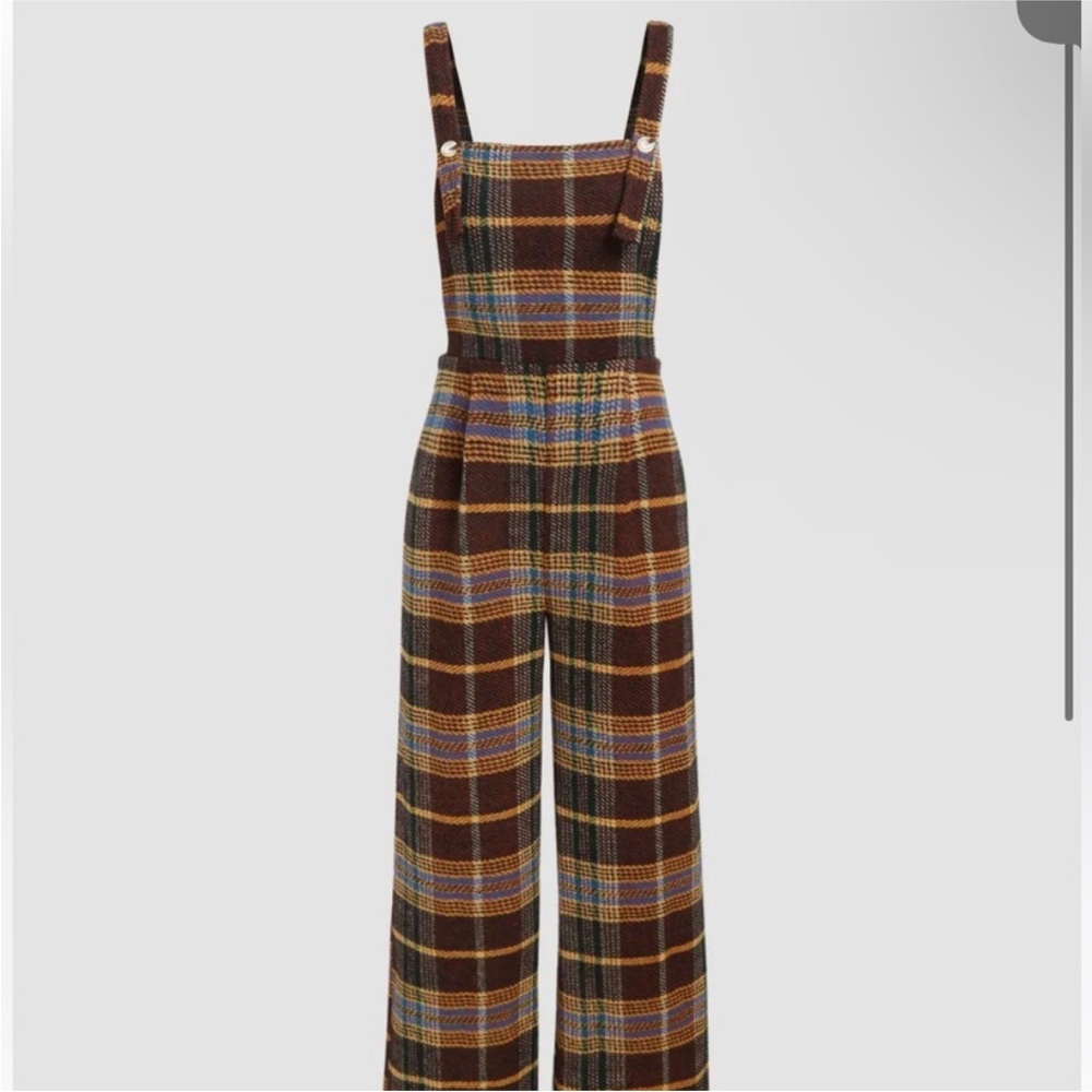 Cider Brown and Orange Plaid Garment - Picture 2 of 4